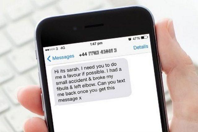 Text message scams